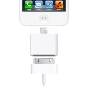 iPhone 8 pins til 30 pins Adapter - Hvit