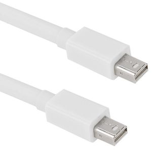 Mini DisplayPort till Mini DisplayPort kabel, 2m - Vit