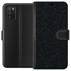 Samsung Galaxy A02s Sort Lommebokdeksel Himlakroppar
