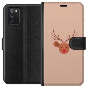 Samsung Galaxy A02s Svart Plånboksfodral Ren Julkänsla