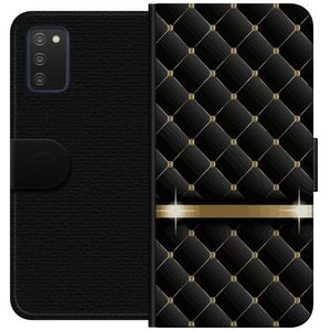 Samsung Galaxy A03s Sort Tegnebogsetui Lyxigt