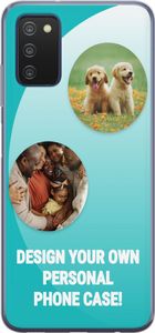 Suunnittele omat Samsung Galaxy A03s Läpinäkyvä kuori