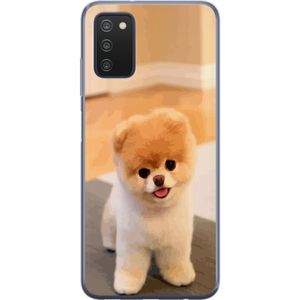 Samsung Galaxy A03s Transparent Mobilskal Söt Valp