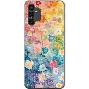 Samsung Galaxy A04s Transparent Mobilskal Miniatyrblommor