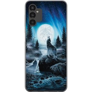 Samsung Galaxy A04s Transparent Mobilskal Varjar på natten