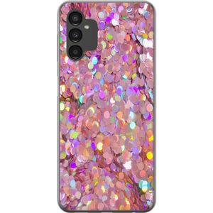 Samsung Galaxy A04s Transparent Mobilskal Glitter