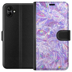 Samsung Galaxy A05 Svart Plånboksfodral Glitter