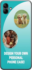 Design ditt eget Samsung Galaxy A05 Gjennomsiktig deksel