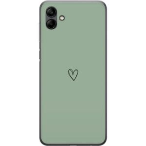 Samsung Galaxy A05 Transparent Mobilskal Hjärta