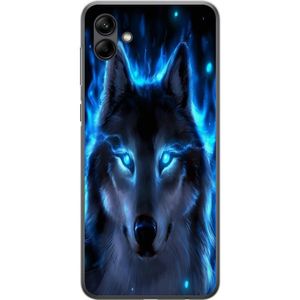 Samsung Galaxy A05 Transparent Mobilskal Blå Varg