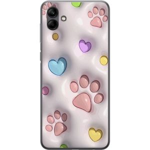 Samsung Galaxy A05 Transparent Mobilskal Fluffiga Tassar