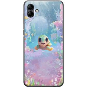 Samsung Galaxy A05 Transparent Mobilskal Glad Sköldpadda