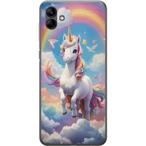 Samsung Galaxy A05 Transparent Mobilskal Stolt Enhörnig