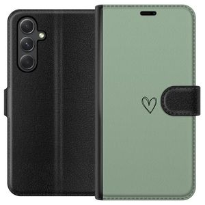 Samsung Galaxy A05s Svart Plånboksfodral Hjärta