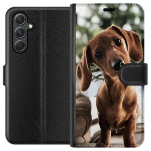 Samsung Galaxy A05s Sort Tegnebogsetui Ung Hund