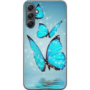 Samsung Galaxy A05s Transparent Mobilskal Magiska Fjärilar