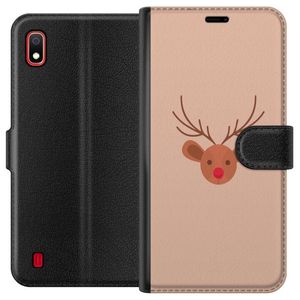 Samsung Galaxy A10 Svart Plånboksfodral Ren Julkänsla