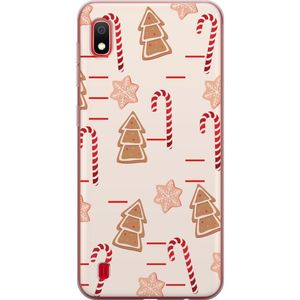 Samsung Galaxy A10 Transparent Mobilskal Julens Godisglädje