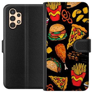 Samsung Galaxy A13 Svart Plånboksfodral Skärpmat