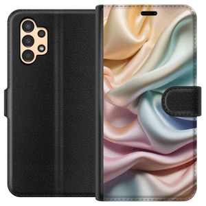 Samsung Galaxy A13 Svart Plånboksfodral Silke Pride