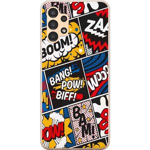 Samsung Galaxy A13 Transparent Mobilskal Tecknat Boom!