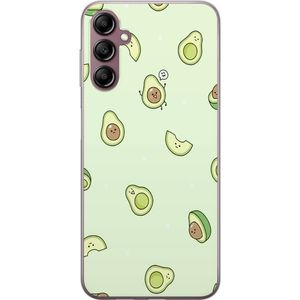 Samsung Galaxy A14 5G Läpinäkyvä Puhelinkotelo Avokado
