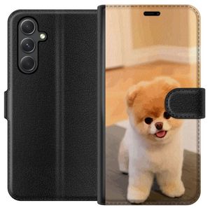 Samsung Galaxy A15 5G Svart Plånboksfodral Söt Valp