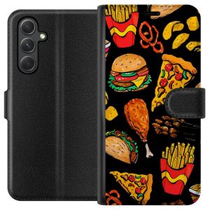 Samsung Galaxy A15 5G Svart Plånboksfodral Skärpmat