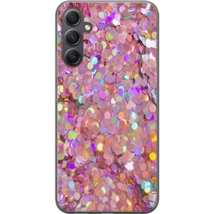 Samsung Galaxy A15 5G Gennemsigtigt Telefoncover Glitter