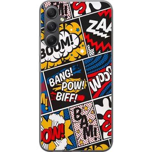 Samsung Galaxy A15 5G Transparent Mobilskal Tecknat Boom!