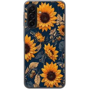 Samsung Galaxy A17 5G Läpinäkyvä Puhelinkotelo Solrosor