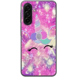 Samsung Galaxy A17 5G Läpinäkyvä Puhelinkotelo Glad Enhörning