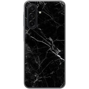 Samsung Galaxy A17 5G Gjennomsiktig Telefondeksel Svart marmor