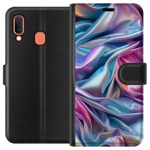 Samsung Galaxy A20e Sort Tegnebogsetui Cellofan