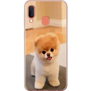 Samsung Galaxy A20e Gennemsigtigt Telefoncover Söt Valp