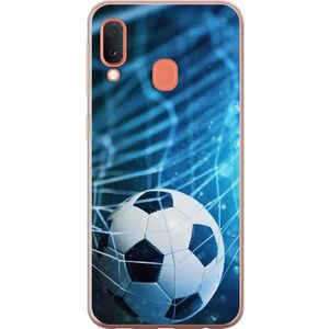 Samsung Galaxy A20e Gennemsigtigt Telefoncover Fotboll
