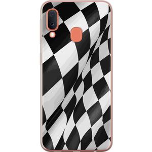 Samsung Galaxy A20e Gennemsigtigt Telefoncover Vågor