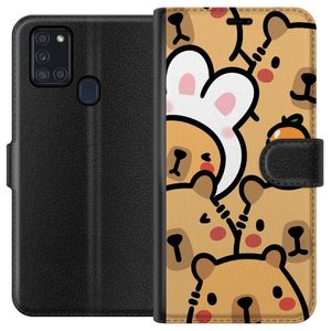 Samsung Galaxy A21s Sort Lommebokdeksel Kapivara