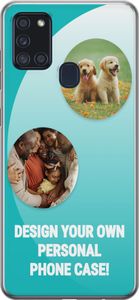 Designa ditt eget Samsung Galaxy A21s Genomskinligt Skal