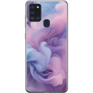 Samsung Galaxy A21s Transparent Mobilskal Skyar