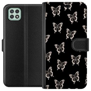 Samsung Galaxy A22 5G Musta Lompakkokotelo Flygfän