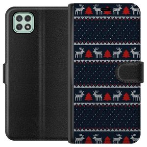 Samsung Galaxy A22 5G Svart Plånboksfodral Tomtens Team
