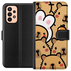 Samsung Galaxy A23 Svart Plånboksfodral Kapivara