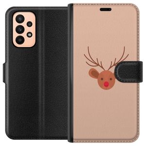 Samsung Galaxy A23 Svart Plånboksfodral Ren Julkänsla