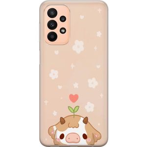 Samsung Galaxy A23 Gjennomsiktig Telefondeksel Gullunge