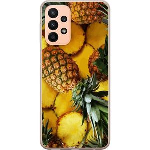 Samsung Galaxy A23 Transparent Mobilskal Ananas