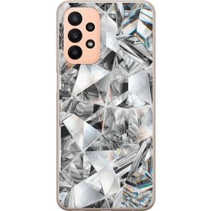 Samsung Galaxy A23 Transparent Mobilskal Kristaller