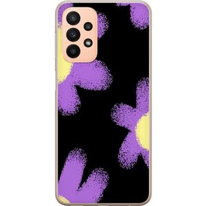 Samsung Galaxy A23 5G Gjennomsiktig Telefondeksel Blomsterskrud