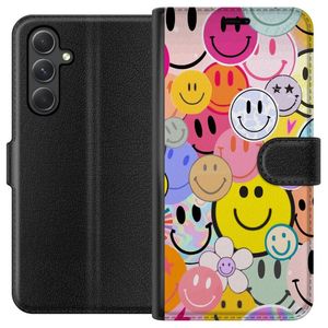 Samsung Galaxy A25 Musta Lompakkokotelo Leende Ansikten