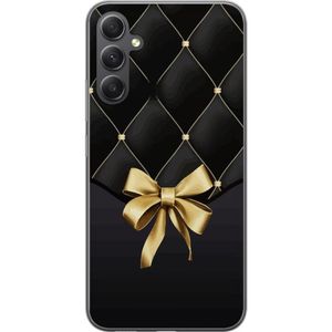 Samsung Galaxy A25 Transparent Mobilskal Elegant Rosett